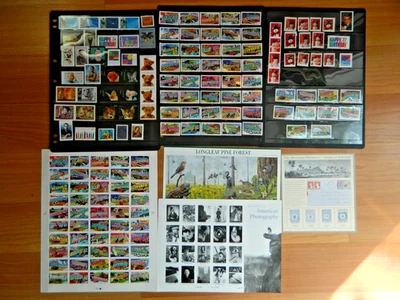 US 2002 COMMEMORATIVE YEAR SET 184 STAMPS MNH INCLUDES 4 SHEETS (LOT A) - Image 1 of 4