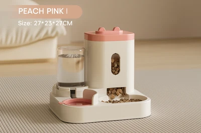 Alimentador Automático Perro y Gato Comida Cuenco con Fuente de Agua - Mascota de Gran Capacidad Foto 1 de 4