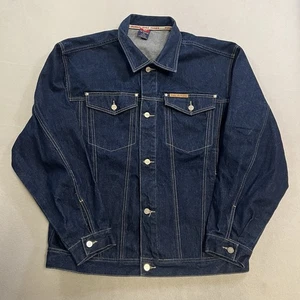De Colección Pure Playaz Azul Denim Camionero Chaqueta Suelta Años 90 Y2K Streetwear Hip-Hop XL - Imagen 1 de 9