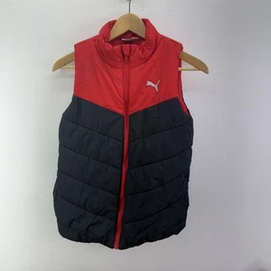 Puma Puffer Best Kids M 10/12 Black & Red 100759 - Picture 1 of 6