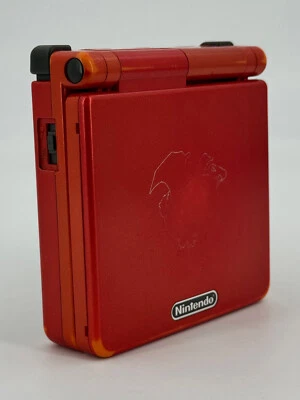 100% GENUINE Nintendo Gameboy Advance SP Pokémon Center Charizard Edition - Photo 1/4