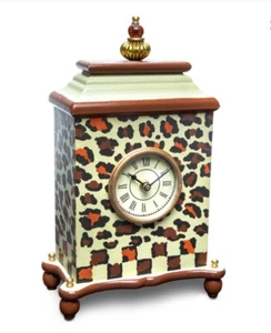 Mackenzie Childs Serengeti Desk Clock_12.5”_New In Factory-Sealed Box - Picture 1 of 6