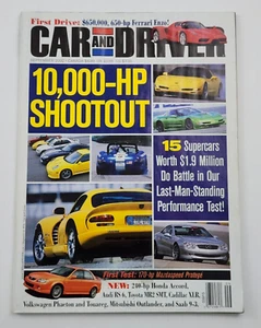 Car And Driver Magazine Ferrari Enzo Supercar Challenge Audi RS 6 September 2002 - Bild 1 von 6