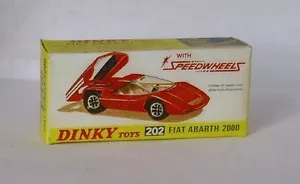 Caja Repro Dinky Nº202 Fiat Abarth 2000 - Imagen 1 de 1