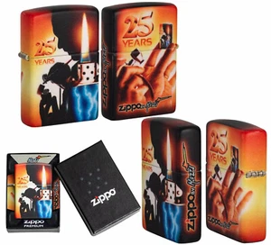 ZIPPO 25 ANNIVERSARY Design by Claudio MAZZI 540° Multi Color Image NEU OVP - Picture 1 of 7