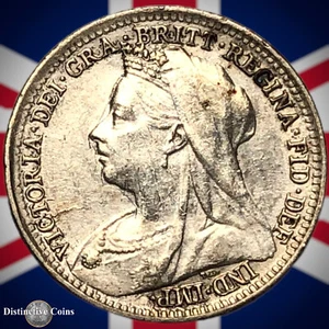 Great Britain 1898 Three Pence GB2053 - Picture 1 of 2