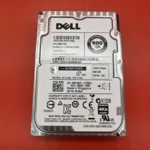 Dell 00VHWY 0VHWY 600GB 15K SAS 2.5” Hard Drive - Picture 1 of 3