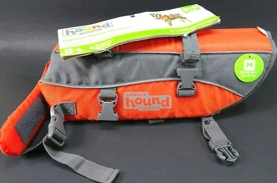 New Dog Life Jacket Outward Hound Size Medium 30-55lbs 21-27in. Girth Orange  - Image 1 of 4