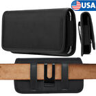 Nylon Cell Phone Holster Pouch Wallet Case Belt Clip Horizontal Carrying Cover