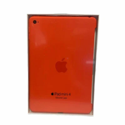 Genuine Original Apple Silicone Case Cover For iPad mini 4 - Orange MLD42FE/A - Image 1 of 3