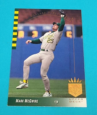 1993 Upper Deck SP Mark Mcgwire #41 Oakland A's Baseball Card - d - Image 1 of 4