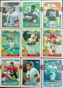 1989 Topps NFL Official Football Trading Cards (1-393) Pick Your Card - Picture 1 of 293
