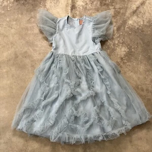 Jessakae Collection Dress Girls Kids 4-5Y Blue Polyester Easter Lined - Picture 1 of 7