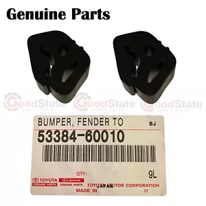 Genuine Toyota LandCruiser 80 Series FZJ Fender Bonnet Bumper Rubber Cushion x2 - Picture 1 of 9