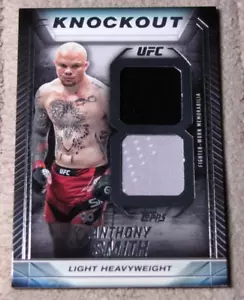 2024 Topps UFC Knockout reliquias dobles Anthony Smith - Imagen 1 de 2