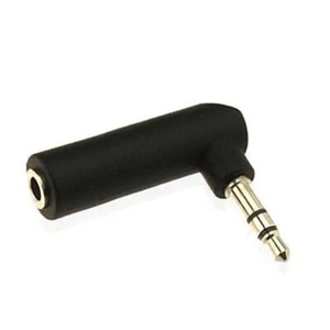 4 Pole Right Angle 3 Pole 3.5mm Stereo Audio Adapter Male To Female 90 Degree - Picture 1 of 5