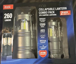 Itek Collapsible Lantern Combo Pack NEW Jumbo And Mini Lanterns - Picture 1 of 3