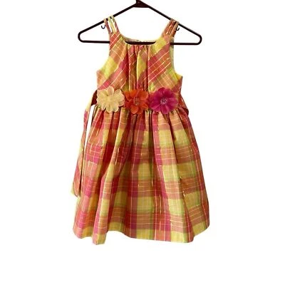 Bonnie Jean plaid Dress size 8 boxFD - Image 1 of 4