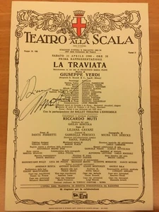 Locandina firmata da Riccardo Muti - Picture 1 of 1