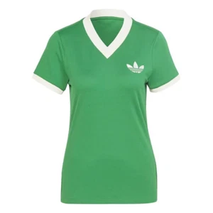 Adidas Originals Adicolour V-Neck Retro T-Shirt - BNWT - Size 10 - Picture 1 of 11