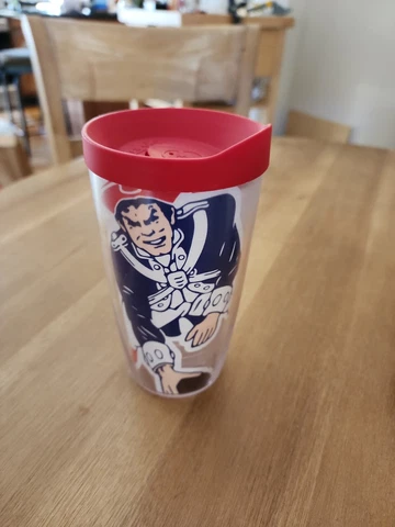 Tervis 16 Oz Tumbler NFL New England Patriots Made In America Hot and Cold used Cover