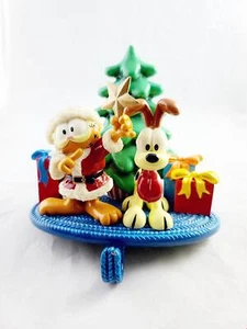 Garfield Appendiabiti per calze in ghisa con piccoli aiutanti di Babbo Natale - Foto 1 di 4