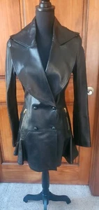 Alexander Mcqueen Double Breasted Leather Jacket. Excellent Condition. Ori $2400 - Picture 1 of 5