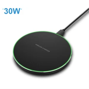 Bezprzewodowa ładowarka 30W Szybka ładowarka do Samsung Galaxy S25 S24 Z Flip7 Fold - Zdjęcie 1 z 11