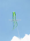 3D Eyes 15M Green 1 Line Stunt Parafoil Octopus Power Sport Kite Outdoor Toy