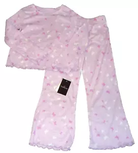 NWT Girls CUDDL DUDS 2-Piece Purple Pajama Set Size Small 6/6X Butterflies NWT - Picture 1 of 1