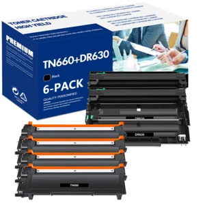 Toner TN660 DR630 Bęben kompatybilny z Brother MFC-L2720DW L2720DW L2707DW Partia - Zdjęcie 1 z 25