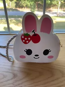 NEW Toddler Girl's Purse - Shoulder Strap White - Bunny Design - Picture 1 of 2