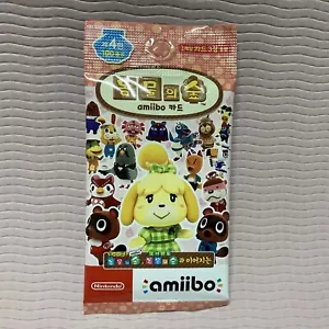 Paquete de tarjetas amiibo de Nintendo Animal Crossing serie 4 versión coreana 3 tarjetas en paquete - Imagen 1 de 3