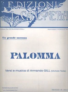 Palomma,di Armando Gill - Spartito - Picture 1 of 1