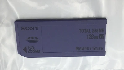 Rare Vintage Sony 256 MB - 128 MB x 2-in-1 Memory Stick (MSA-128S2) - Image 1 of 2