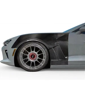 Par de alas guardabarros delanteros ventilados de carbono real para Chevrolet Camaro 2016-2024 brillante - Imagen 1 de 13