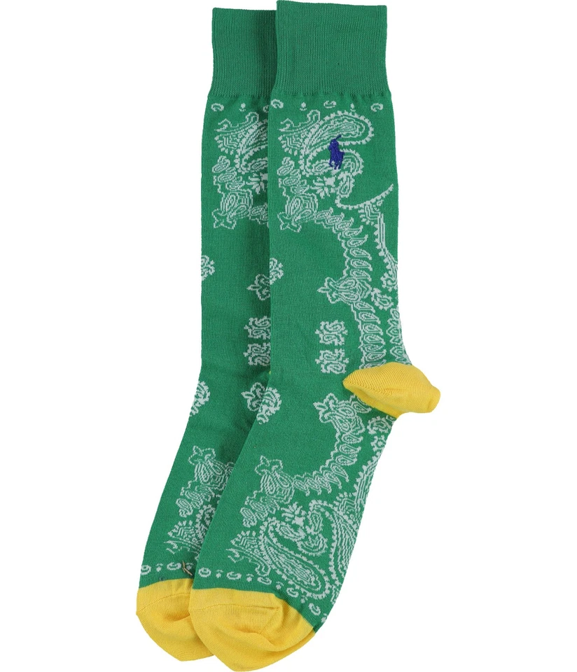 Calcetines de vestir Ralph Lauren para hombre bandana holgados, multicolor, 10-13 Foto 1 de 1