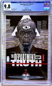 π₯~DEPARTMENT OF TRUTH #1~π₯~DECLAN SHALVEY~TRADE DRESS COVER C~π₯~CGC 9.8~π₯ - Picture 1 of 2