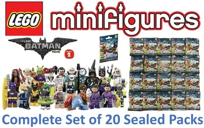 LEGO 71020 The Batman Movie Series 2 Minifigures Complete Set of 20 Sealed Packs - image 1 of 4