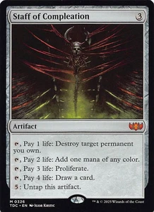 Staff of Compleation M Commander: Tarkir: Dragonstorm 326 casi nuevo - Imagen 1 de 1