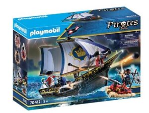 NEW Playmobil 70412 ship Pirates Redcoat Caravel Playset