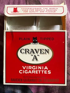 Vintage CRAVEN "A" Cigarette Packet - Picture 1 of 4