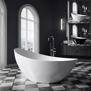 Freistehende Badewanne Wanne Acryl Standbadewanne Acrylwanne 180 cm VICE 2.0 - Bild 1 von 18