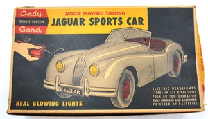 Vtg Andy Gard Jaguar Sports Car No. 140 Remote Control Battery Powered Made USA - Picture 1 of 9