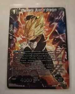 Dragon Ball Super SS Vegeta, Ráfaga de Fuerza P401-PR Promo Abierto Casi Nuevo/Muy Nuevo - Imagen 1 de 2