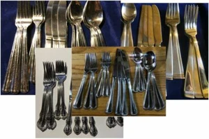 WALLACE 20 Piece Stainless Flatware Set, Service for 4 CHOICE of Pattern - Picture 1 of 40