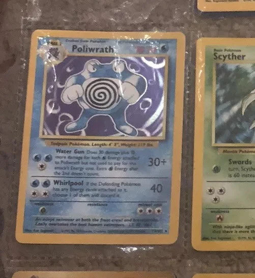 Poliwrath 013/102 Base Set Holo
