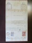 ALAOUITES OTTOMAN FRENCH OCC  DOCUMENT W/ HEDJAZ Hijaz ADPO REVENUE STAMPS