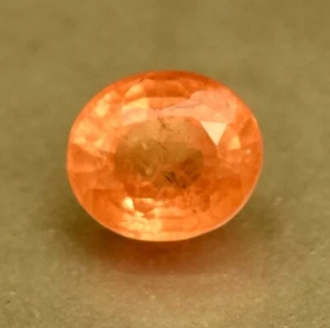 Orange Padparadscha Sapphire 4.20 Ct Certificate Oval Cut Loose Gemstone - Picture 1 of 5