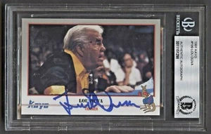 Lou Duva #199 signed autograph auto 1991 Kayo Boxing Trading Card BAS Slabbed - Picture 1 of 1